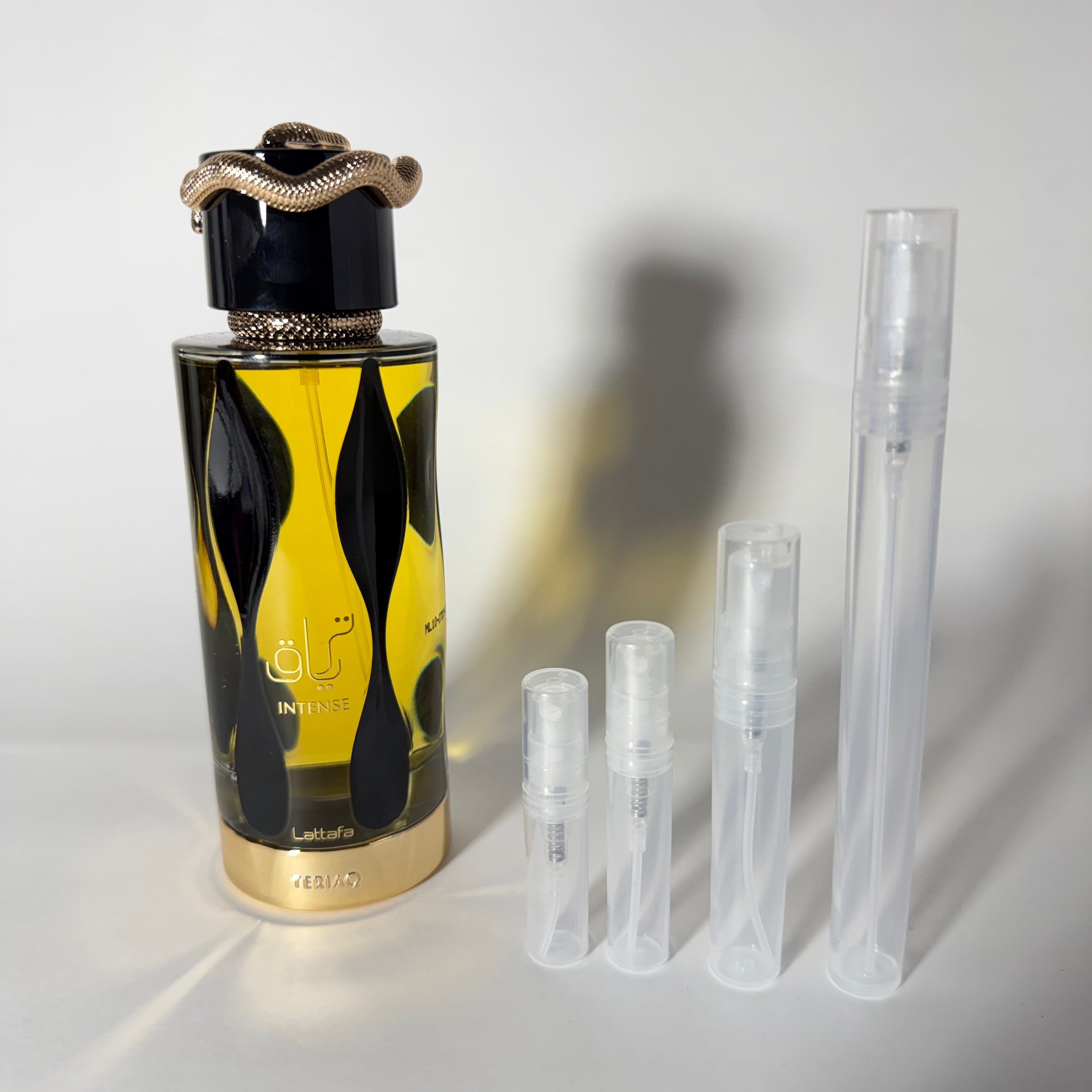 Lattafa Teriaq Intense EDP Sample Decant & Travel Spray