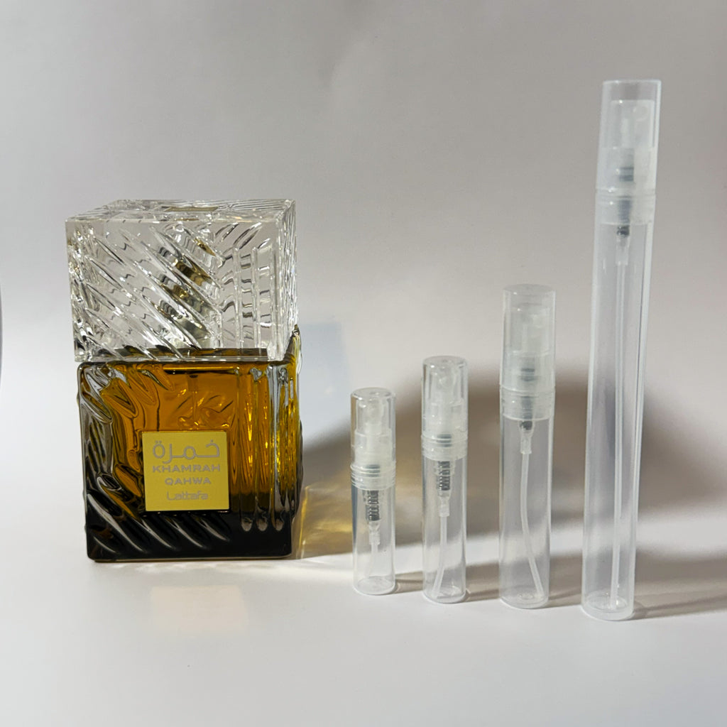 Lattafa Khamrah Qahwa EDP Sample Decant