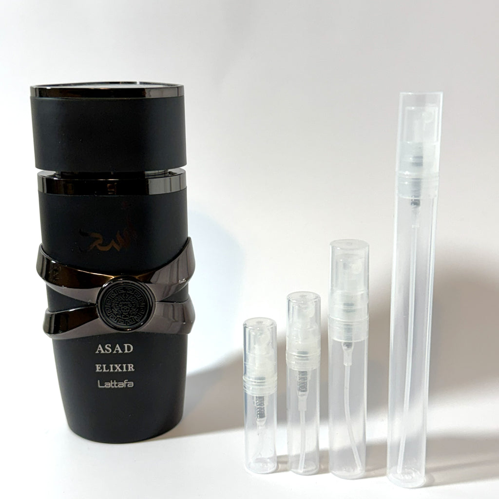 Lattafa Asad Elixir EDP Sample Decant